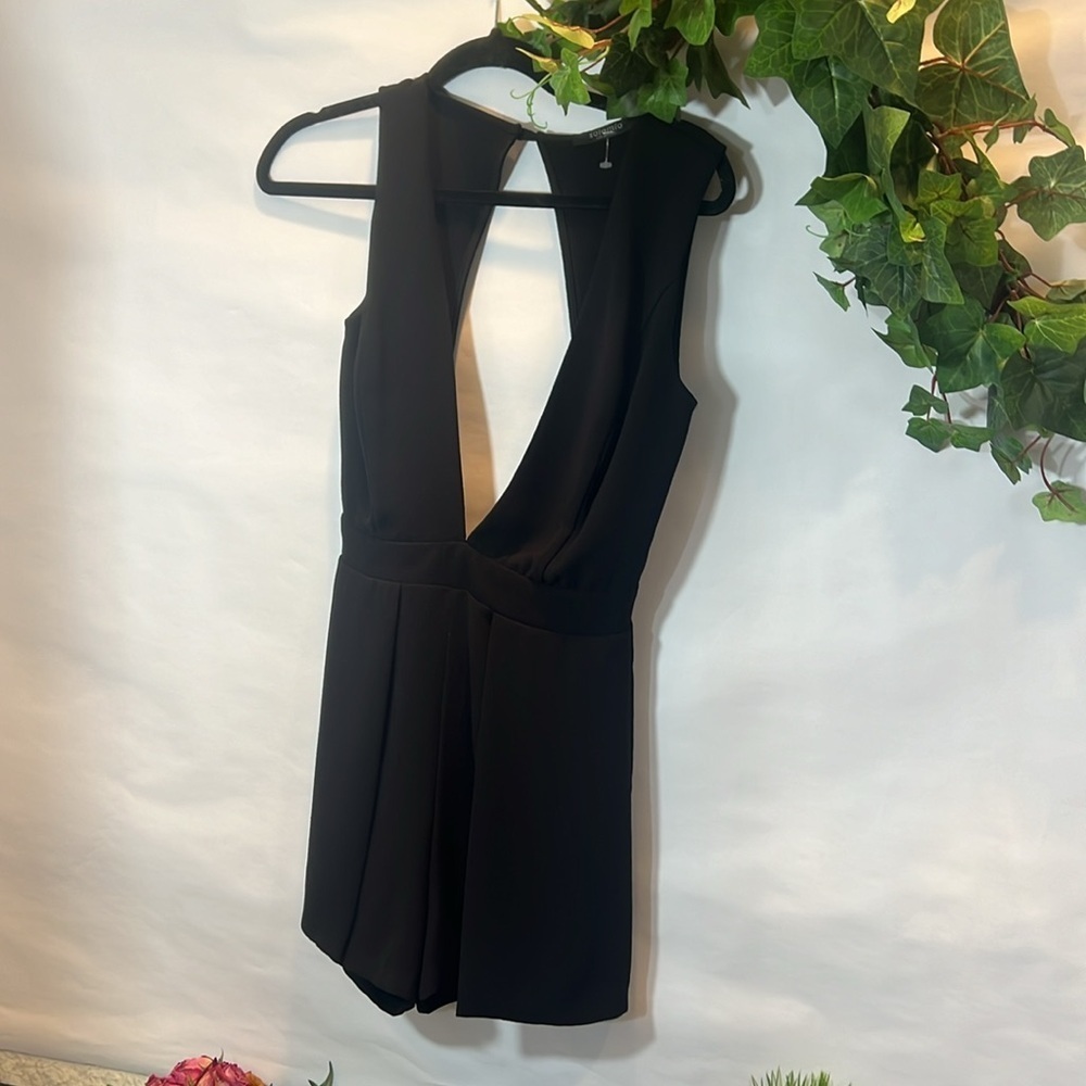 Solemio  La Black Jumper Shorts
